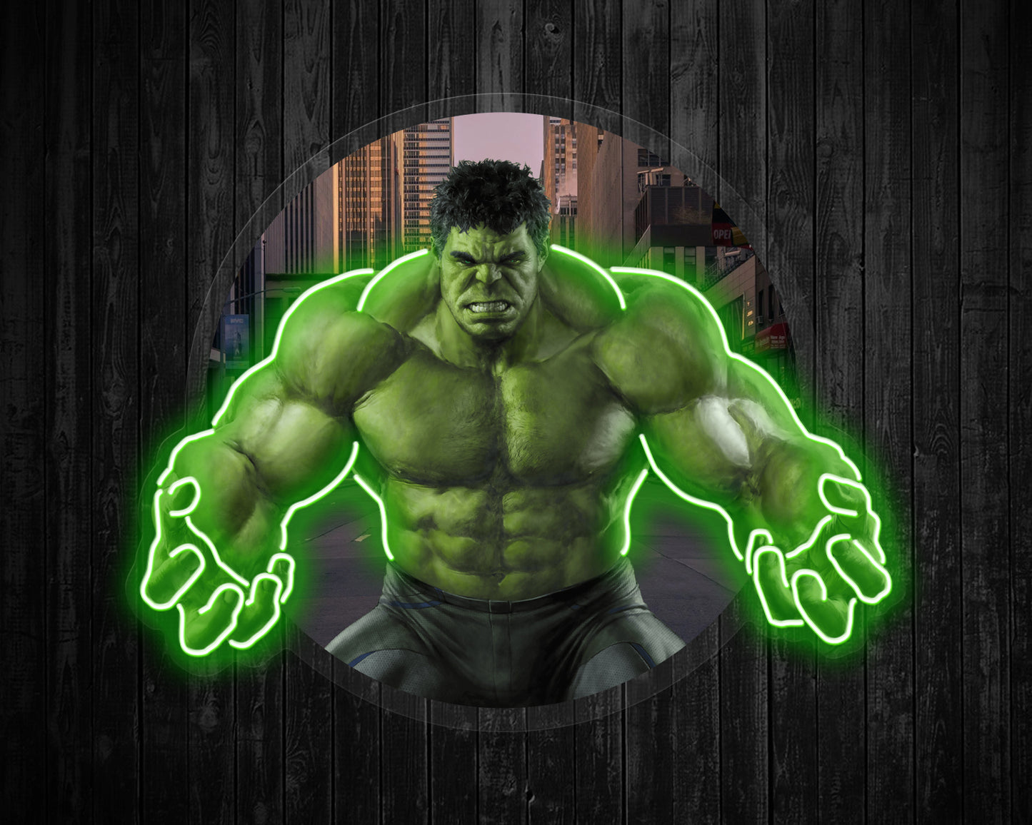 Hulk Neon Sign