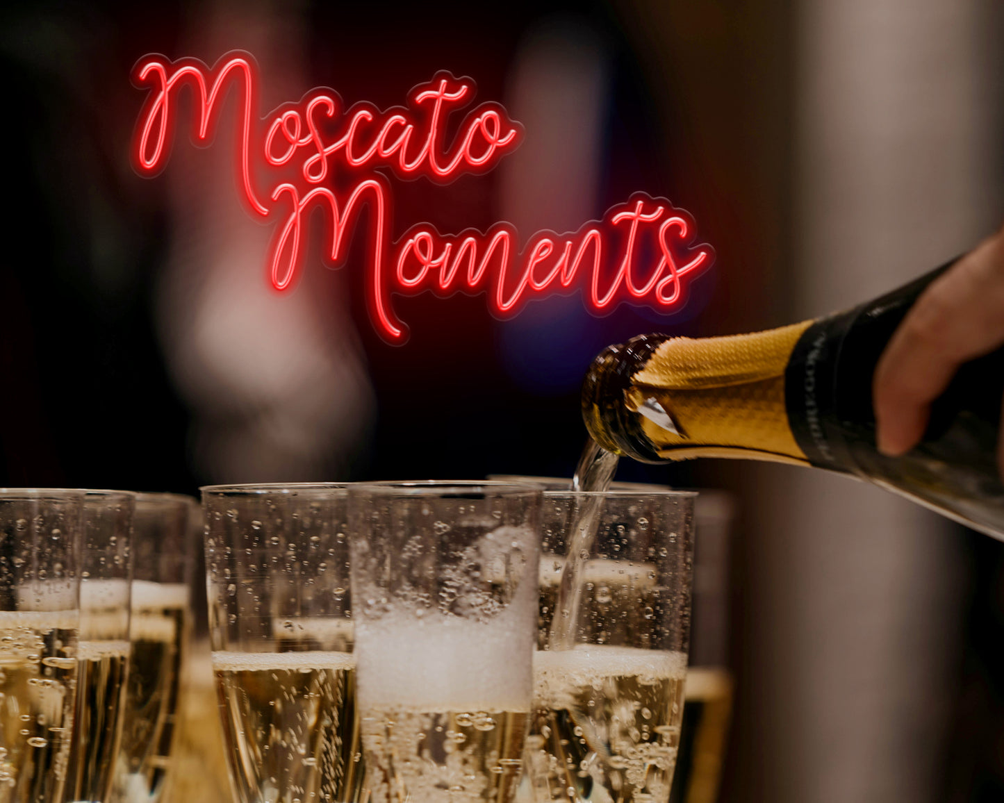 Moscato Moments Neon Sign