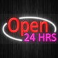 Open 24 HRS Neon Sign