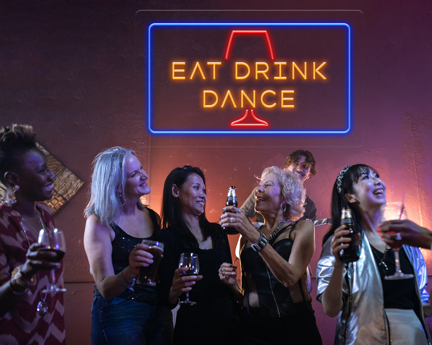 Eat drink dance Neon Sign