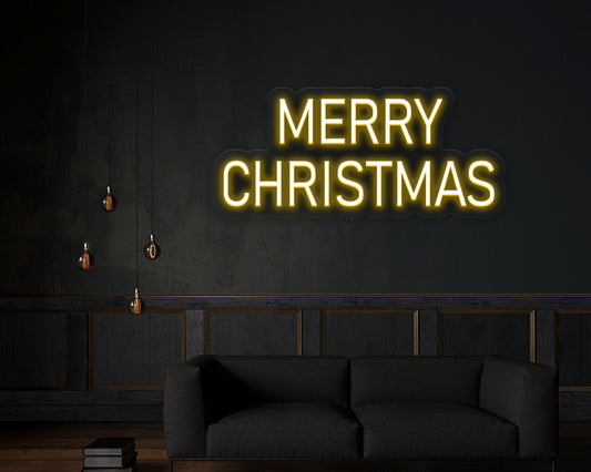 Merry Christmas Neon Sign