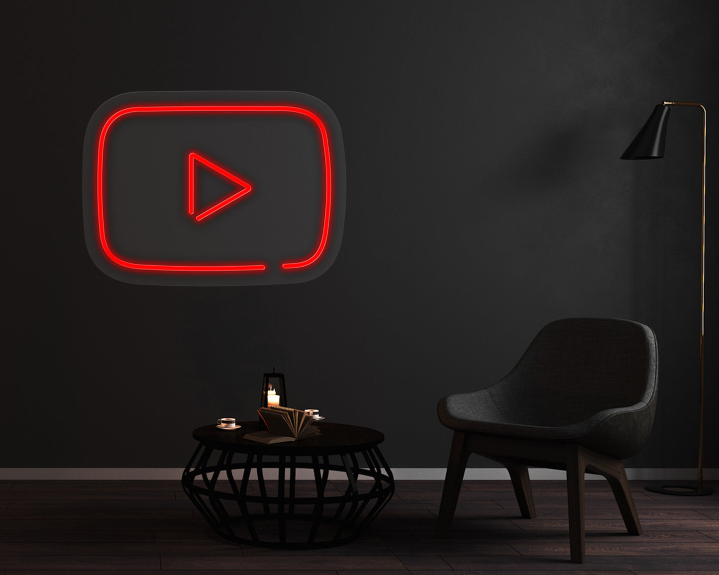 YouTube Neon Sign