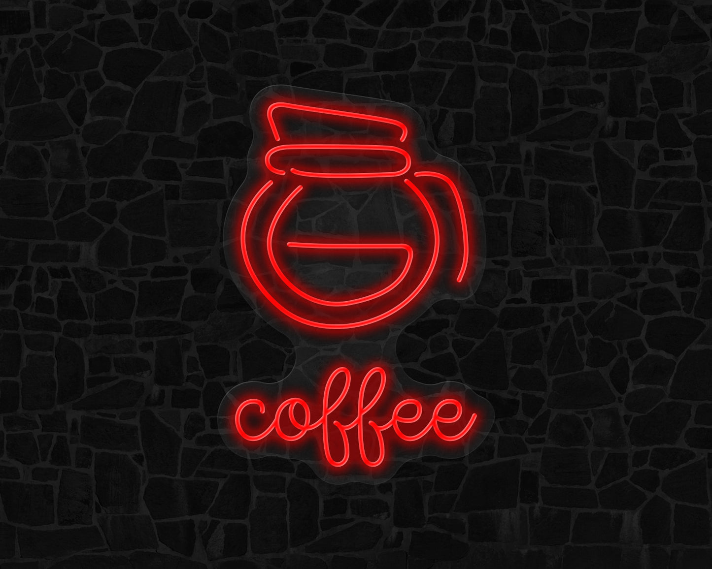 Coffee Pot Neon Sign