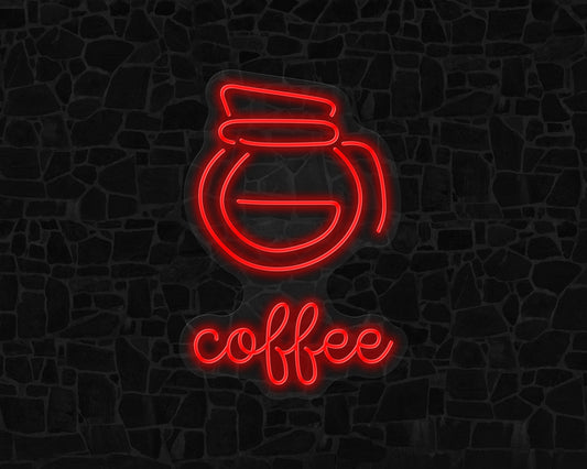 Coffee Pot Neon Sign