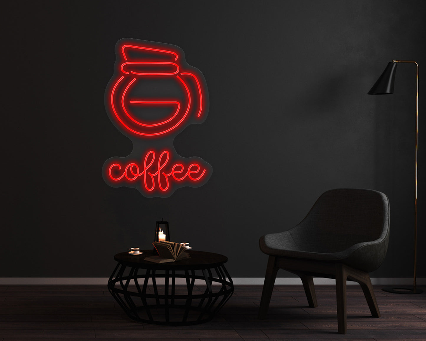 Coffee Pot Neon Sign