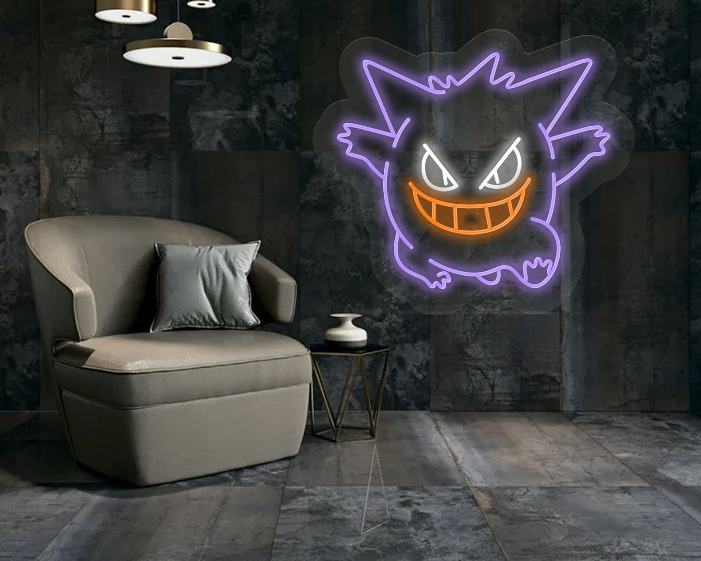 Ghost Monster Neon Sign