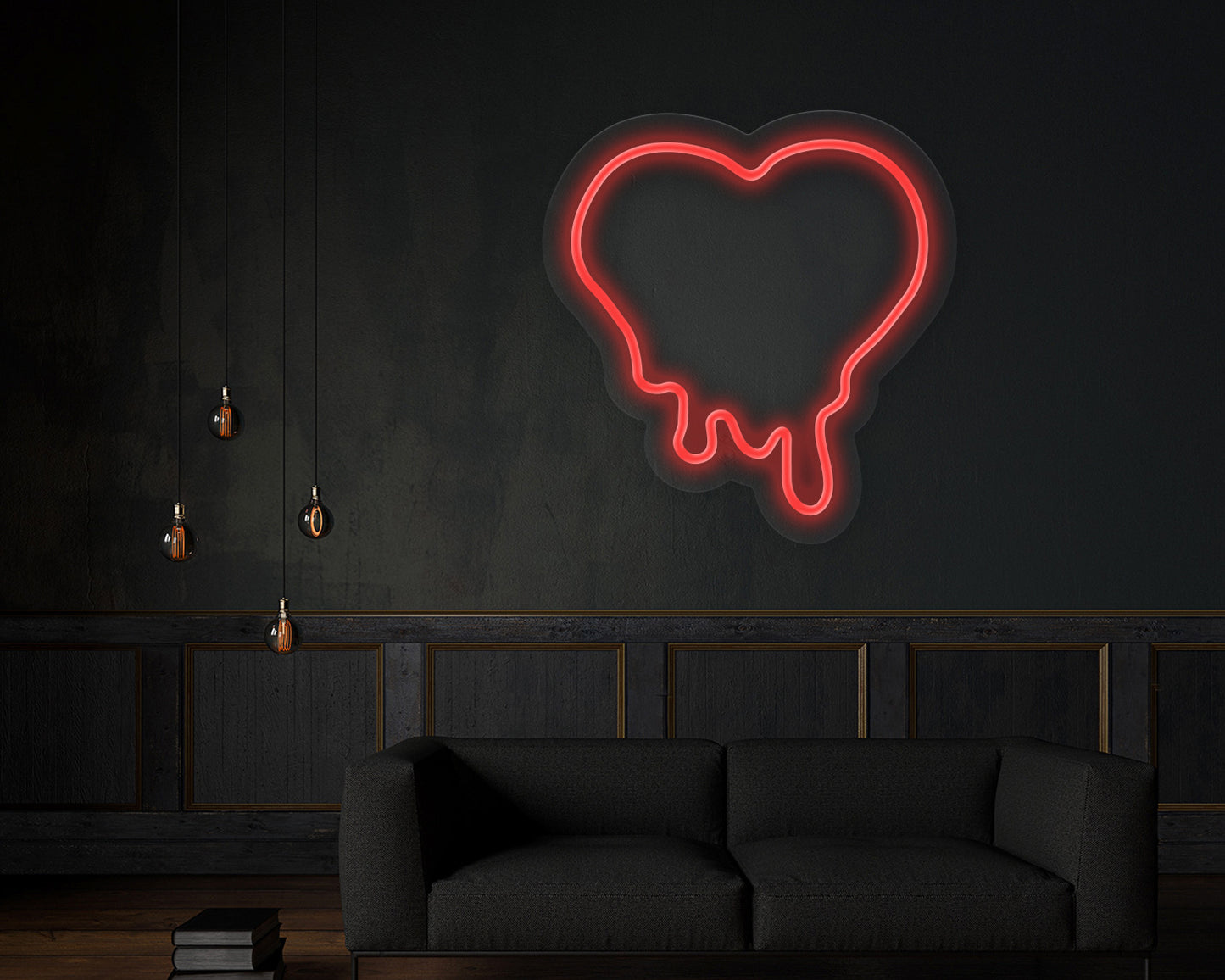 Melting Heart Neon Sign