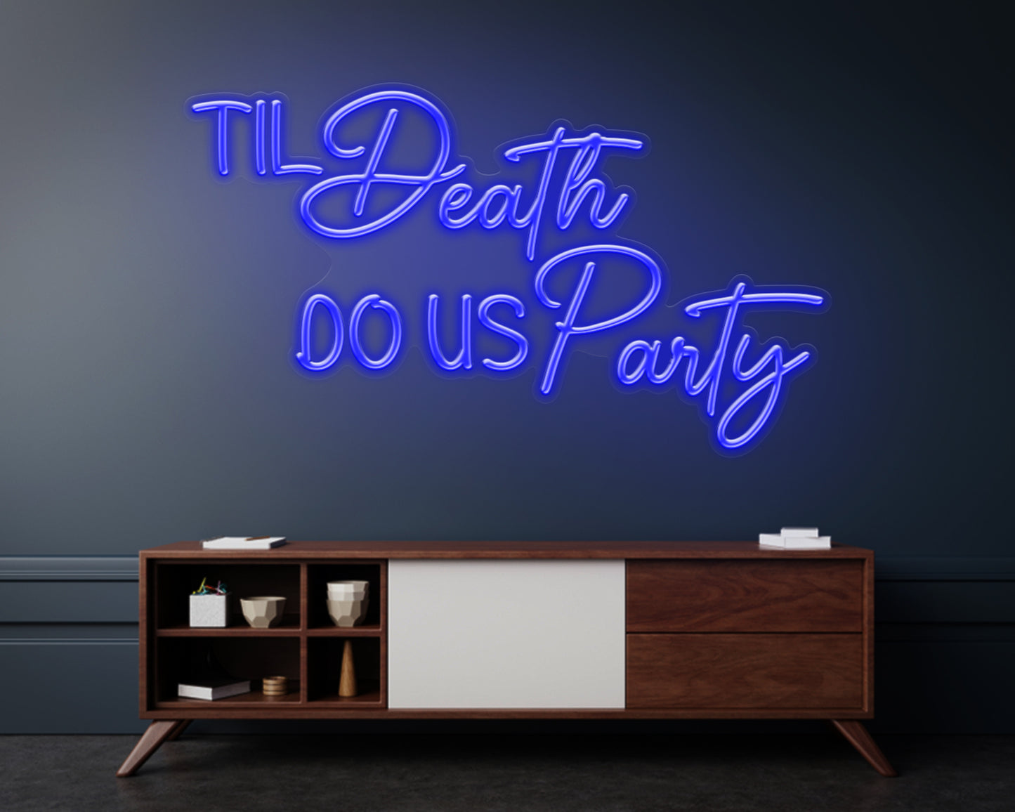 Til Death Do us party Neon Sign