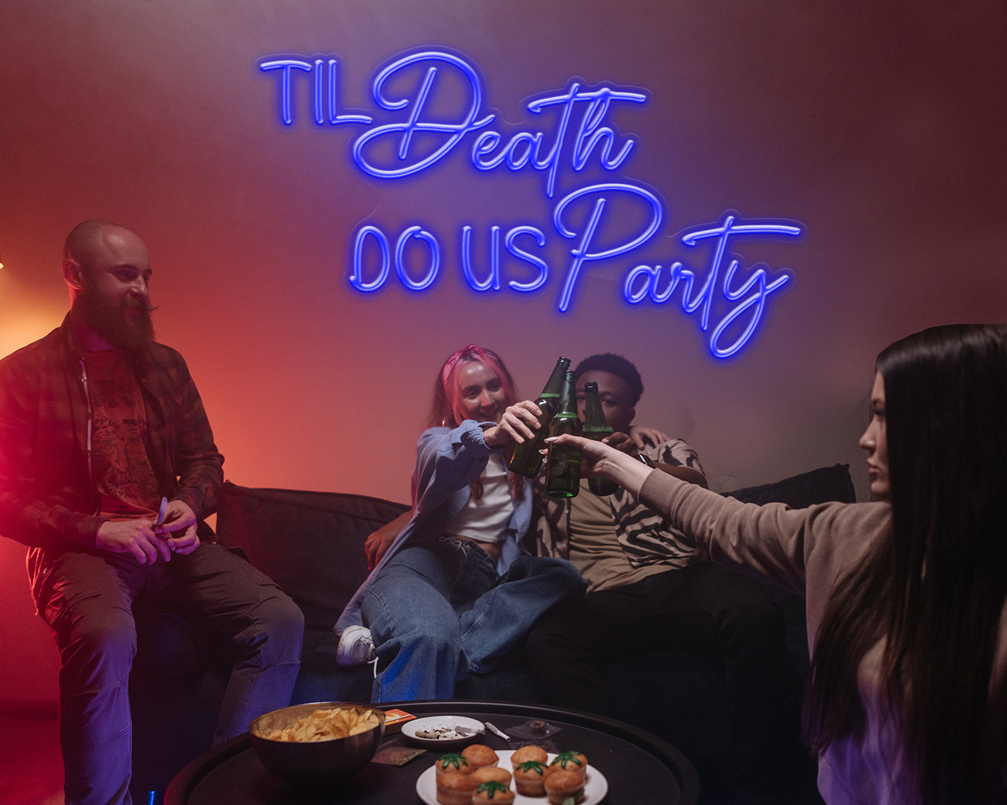 Til Death Do us party Neon Sign