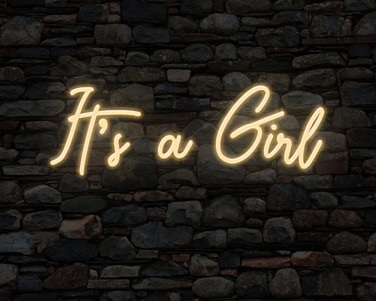 Its a Girl Neon Sign