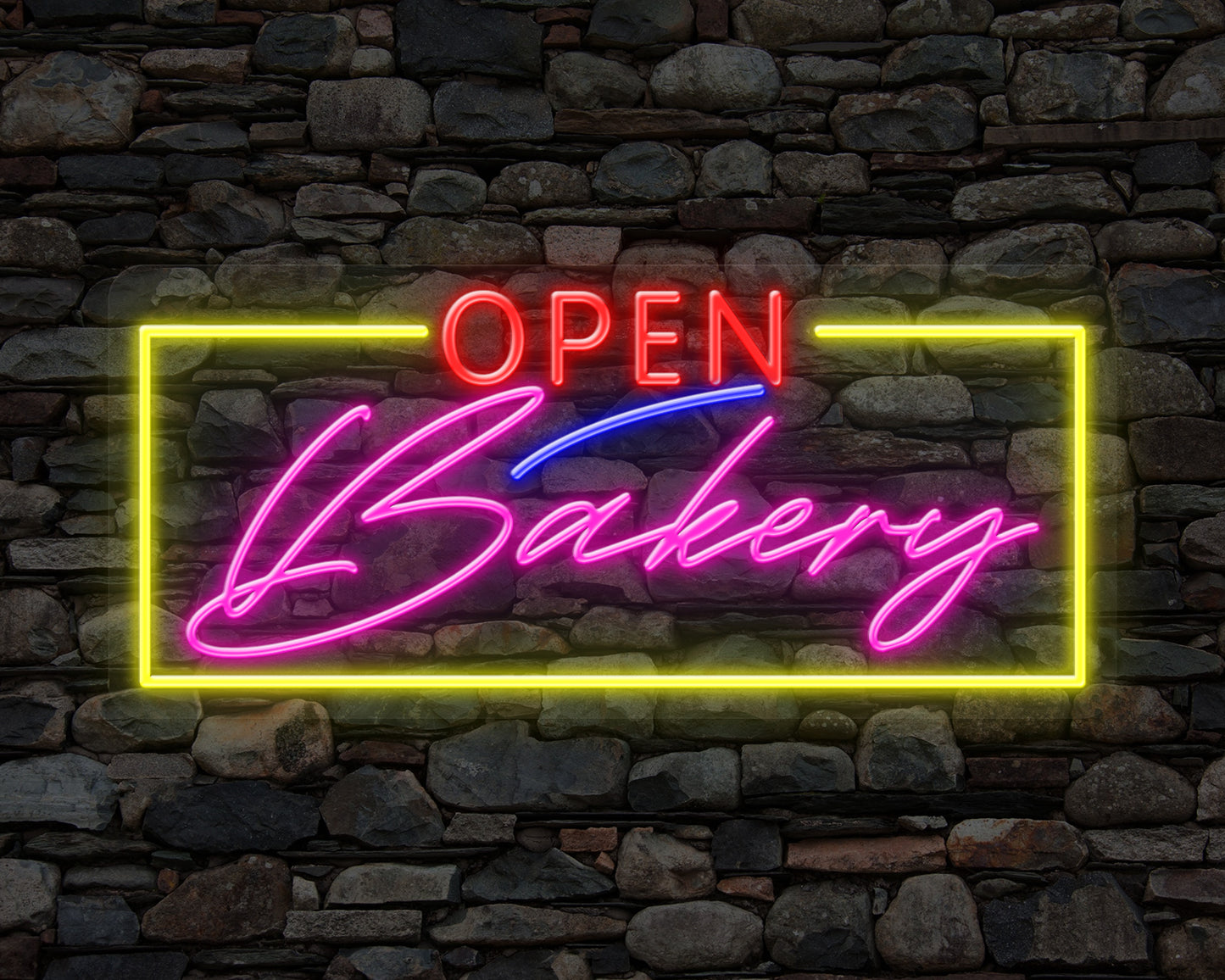 Bakery Open Neon Sign