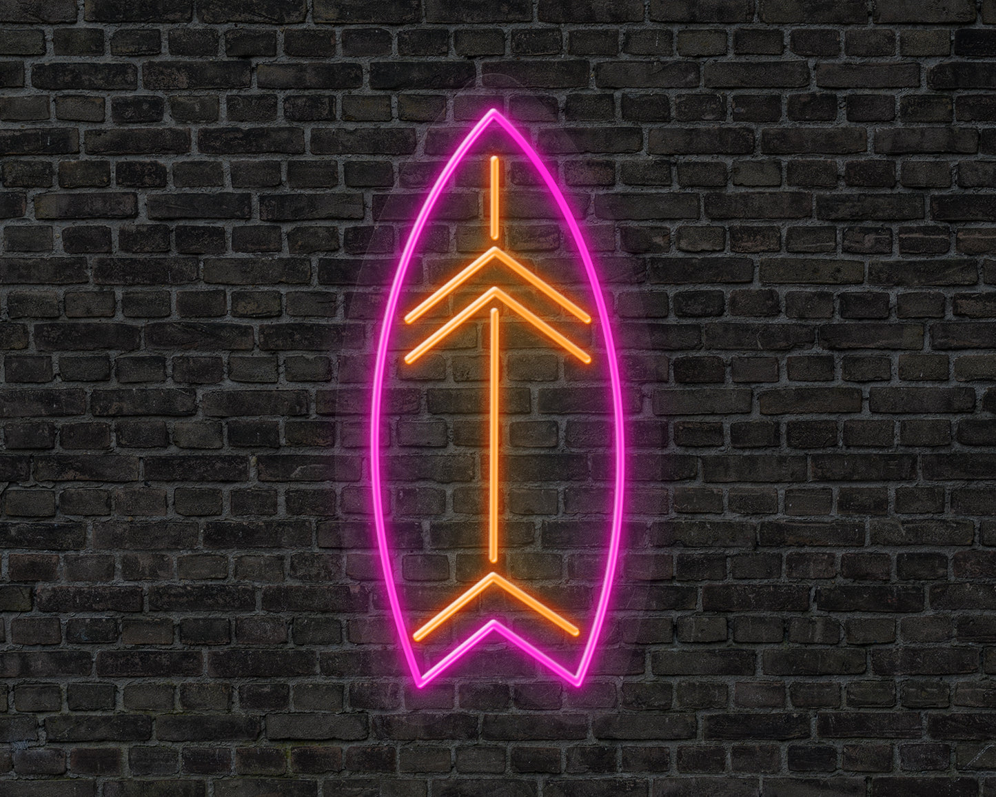 Surfboard Neon Sign