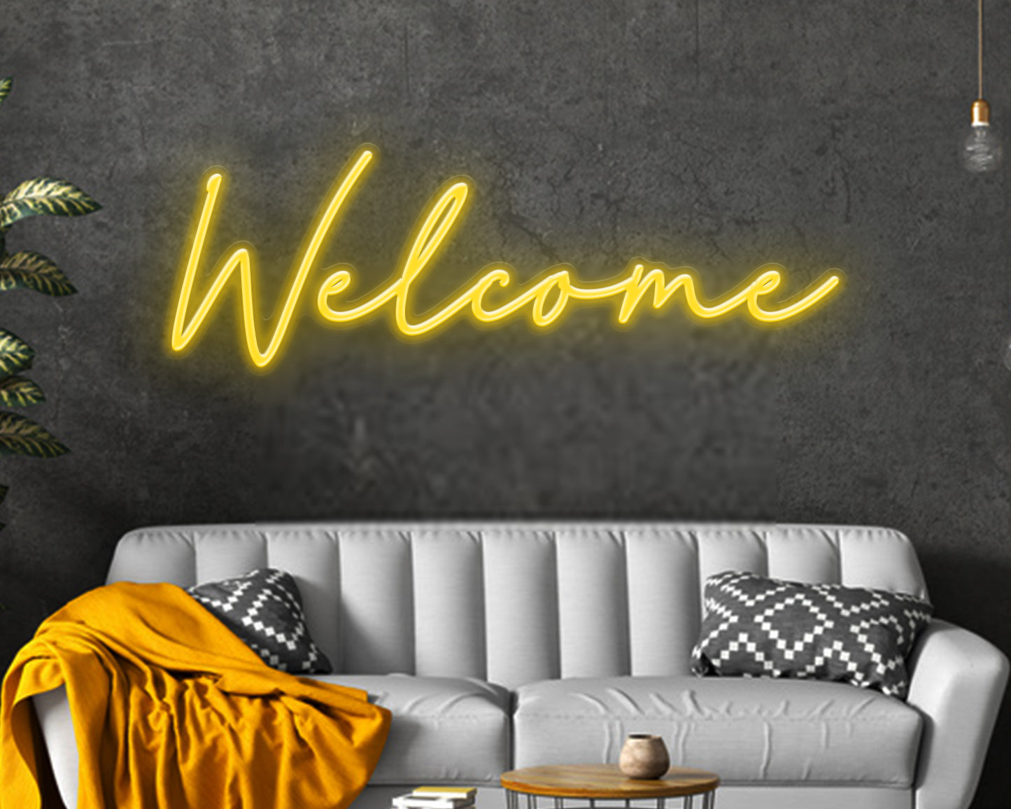 Welcome Neon Sign