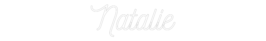 Custom Name Neon Sign Natalie