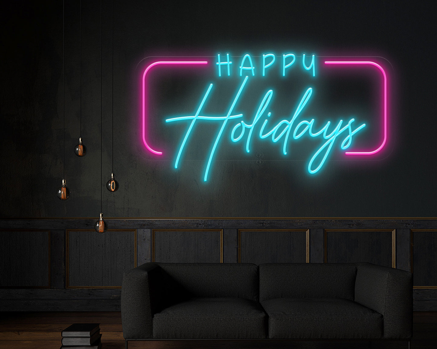 Happy Holidays Neon Sign