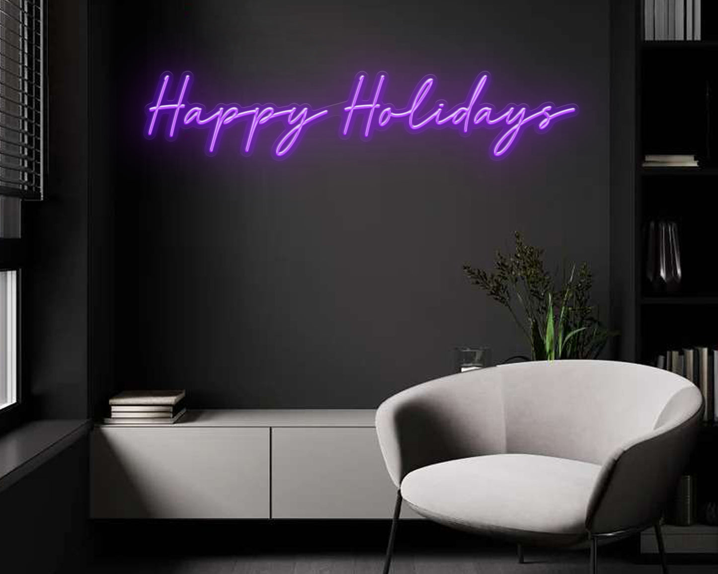 Happy Holidays Neon Sign