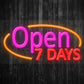 Open 7 Days Neon Sign