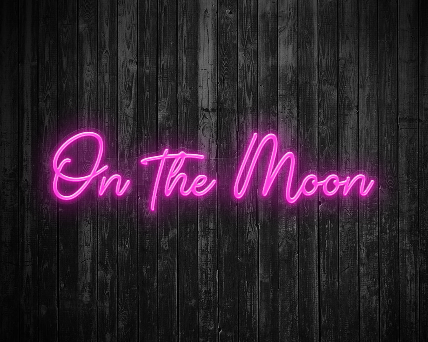 On the Moon Neon Sign