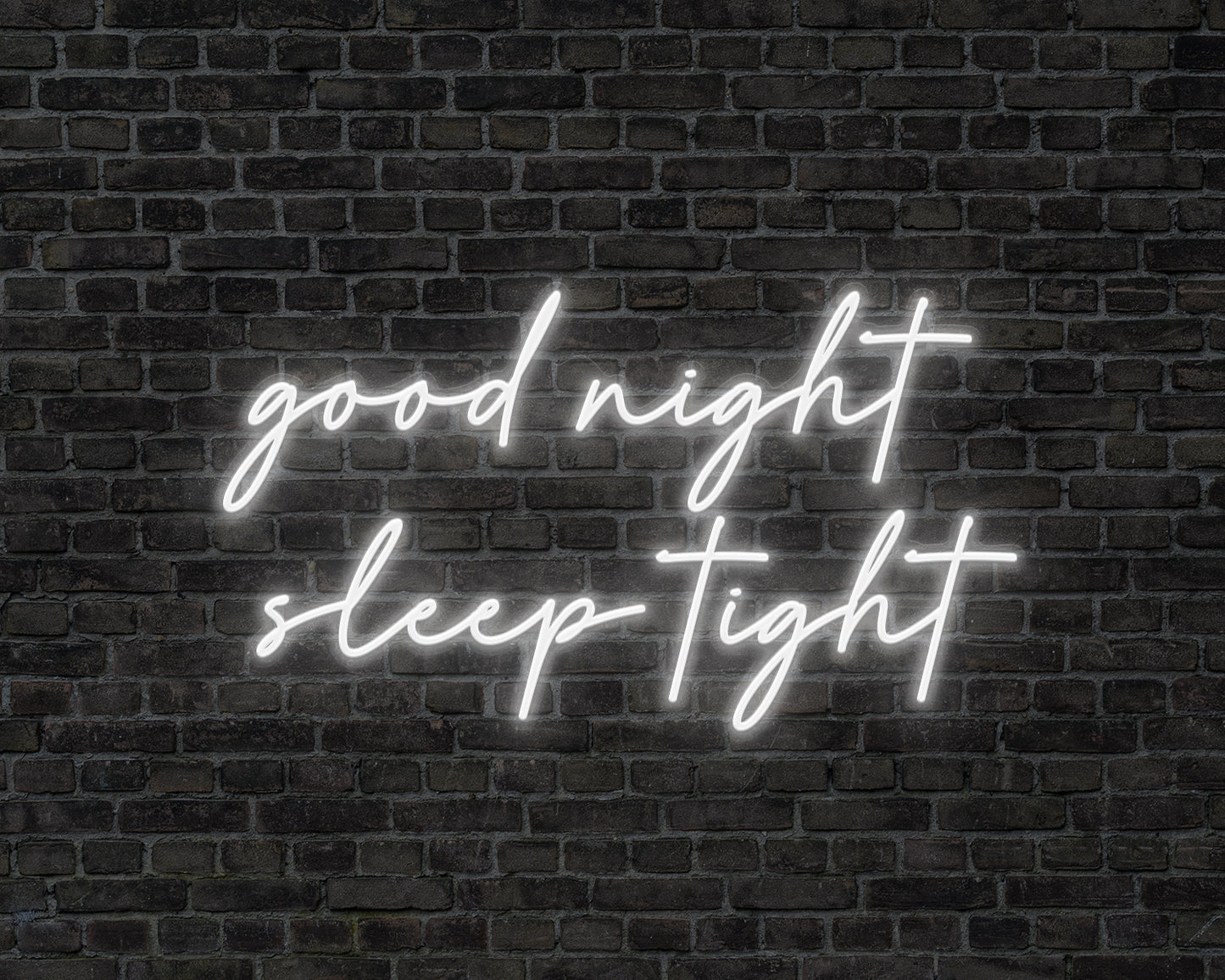 Good Night Sleep Tight Neon Sign