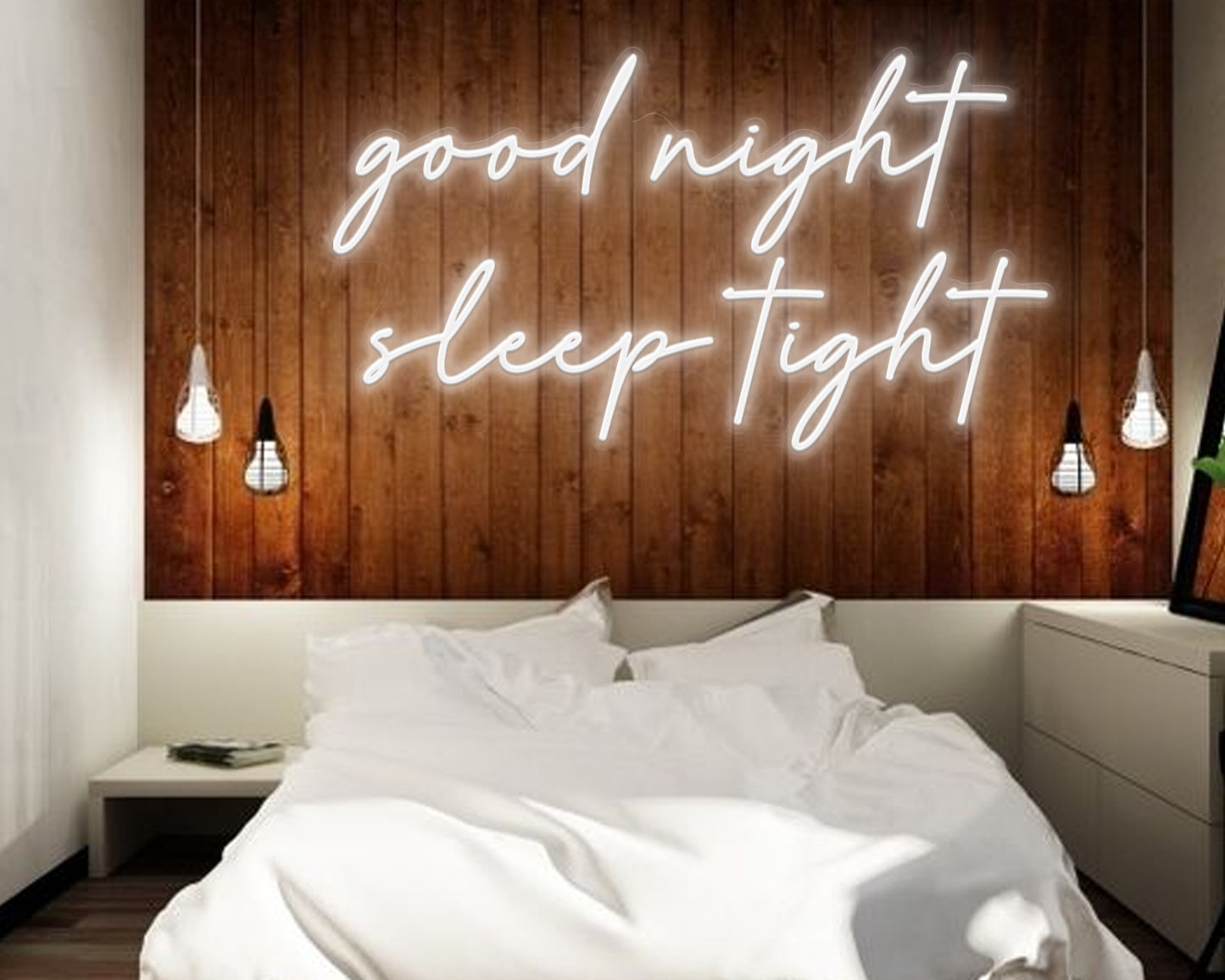 Good Night Sleep Tight Neon Sign