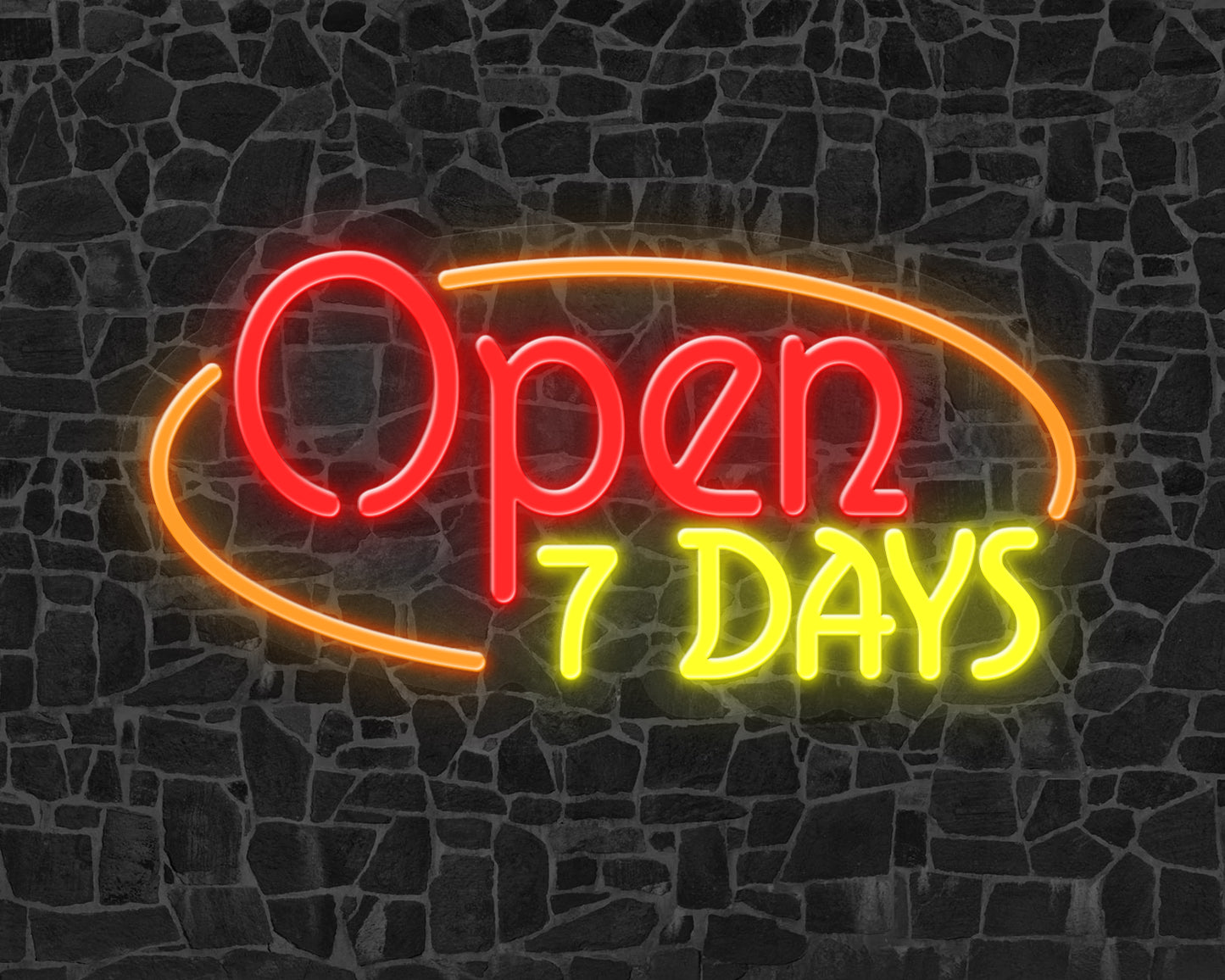 Open 7 Days Neon Sign