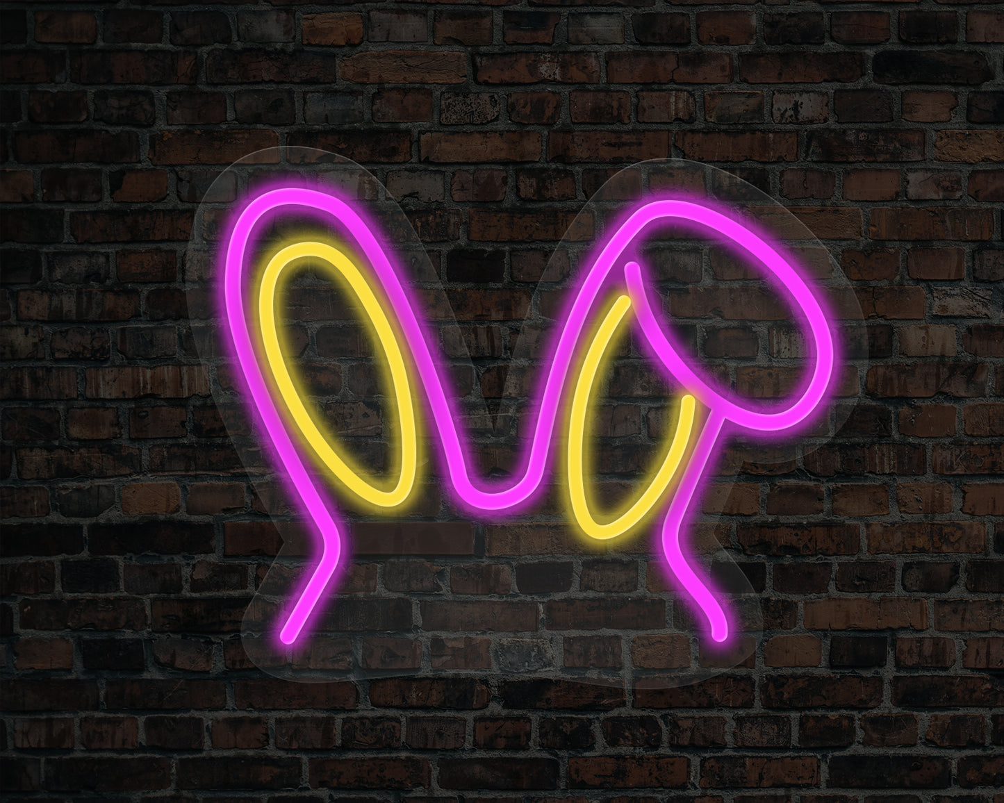 Bunny Ears Neon Sign