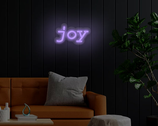 Joy Neon Sign