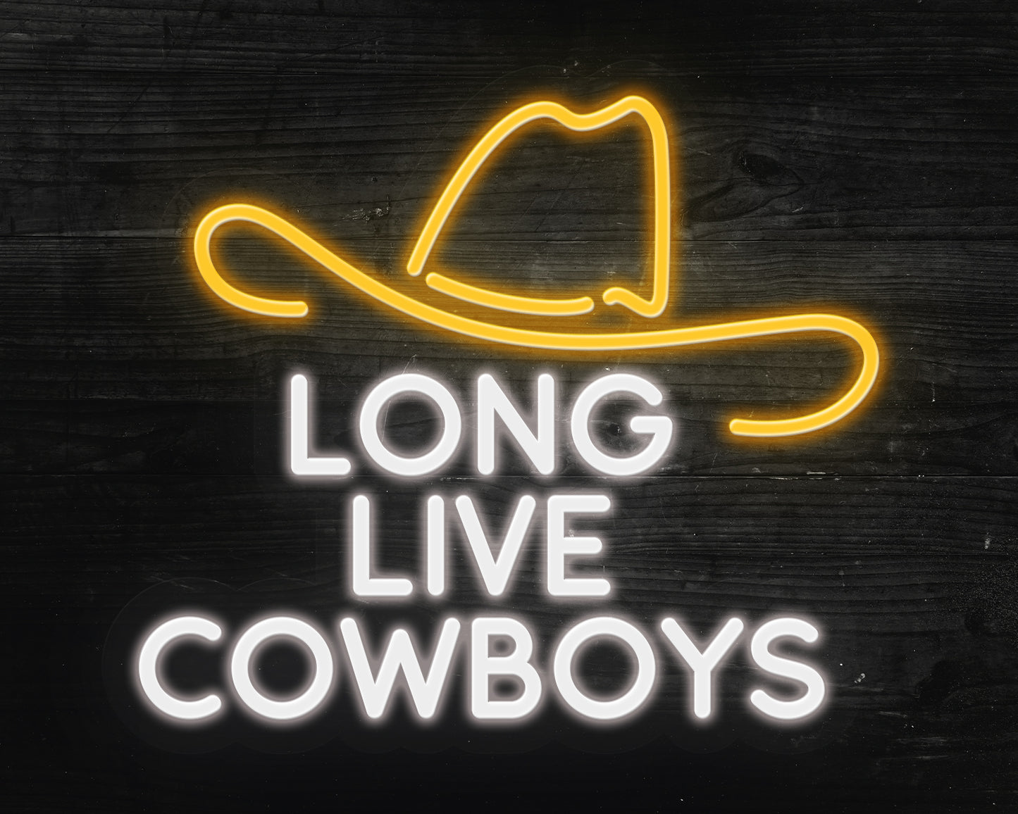 LONG LIVE COWBOYS NEON SIGN