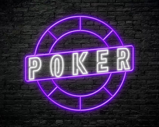 Poker Neon Sign