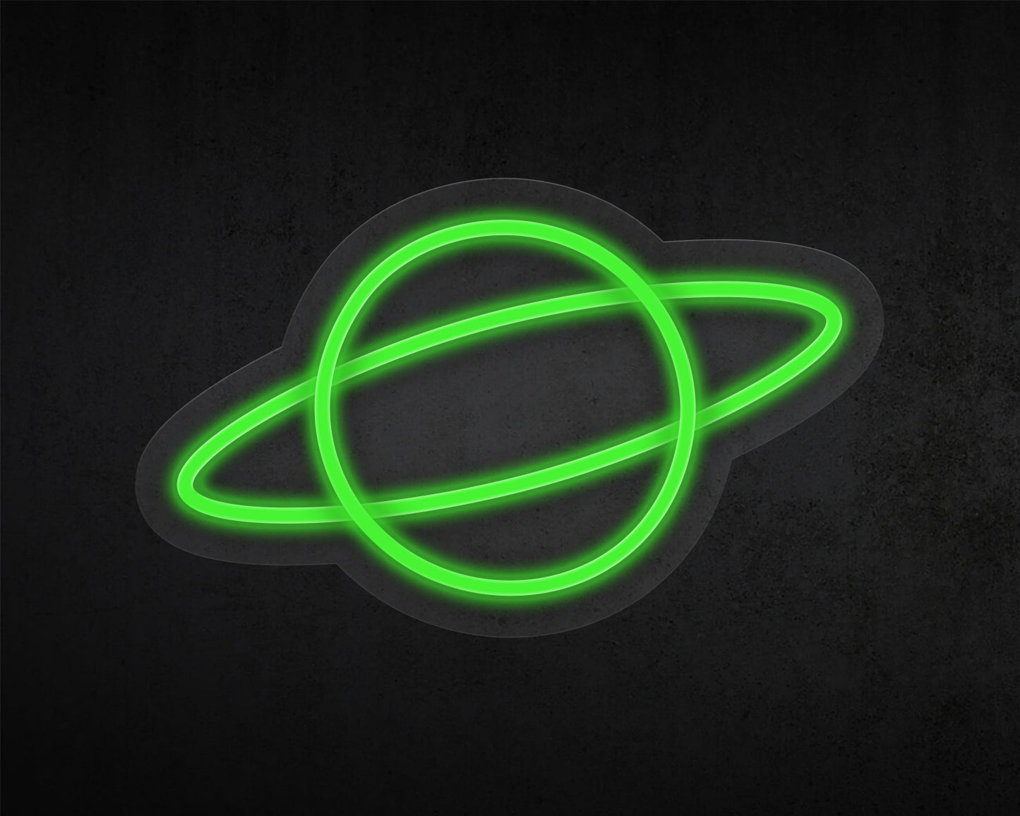 Planet Saturn Neon Sign