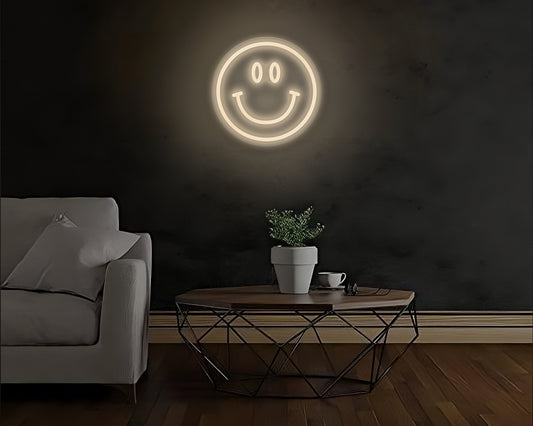 Yellow Smiley Face Neon sign