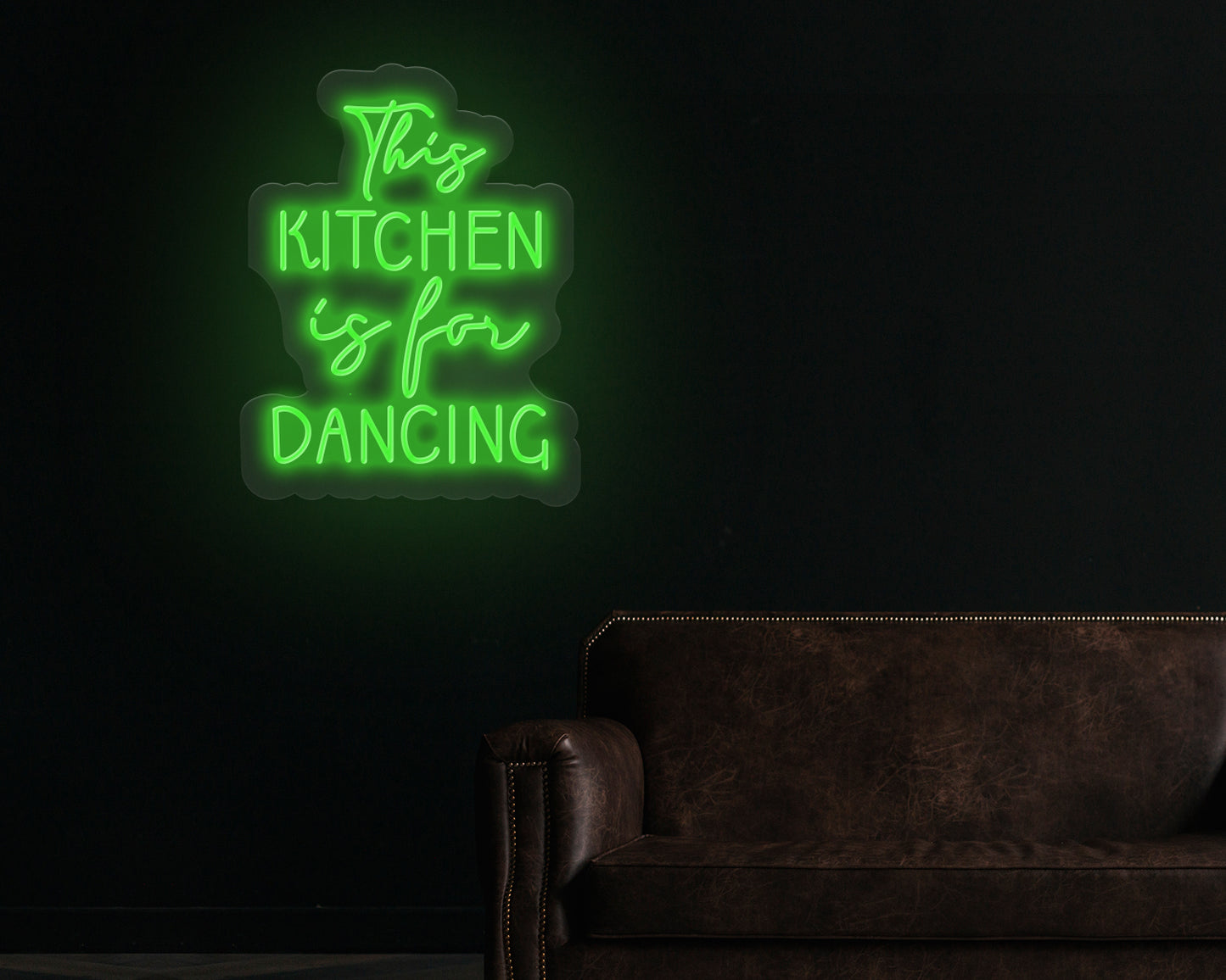 The Kitchen is for Dancing Neon Sign