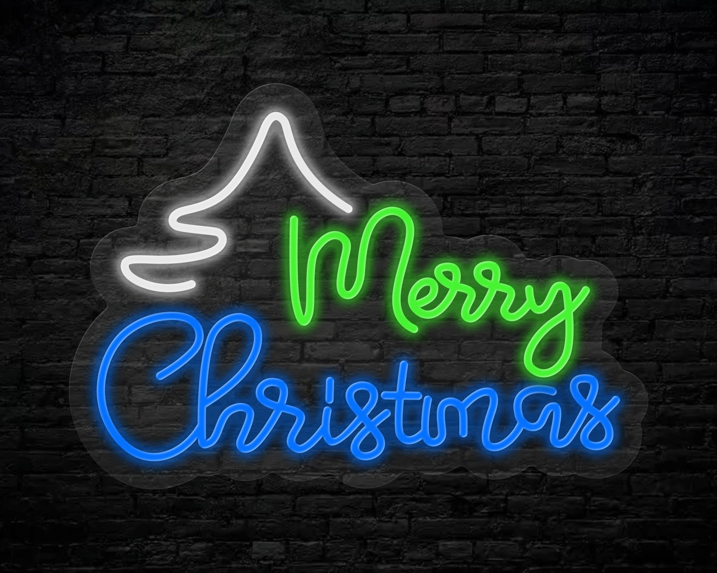 Merry Christmas Neon Sign