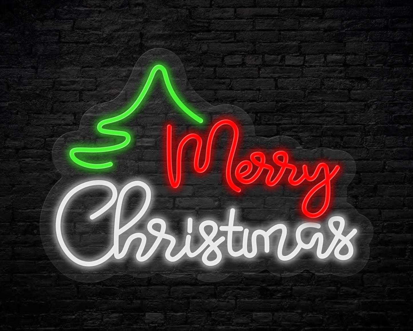 Merry Christmas Neon Sign