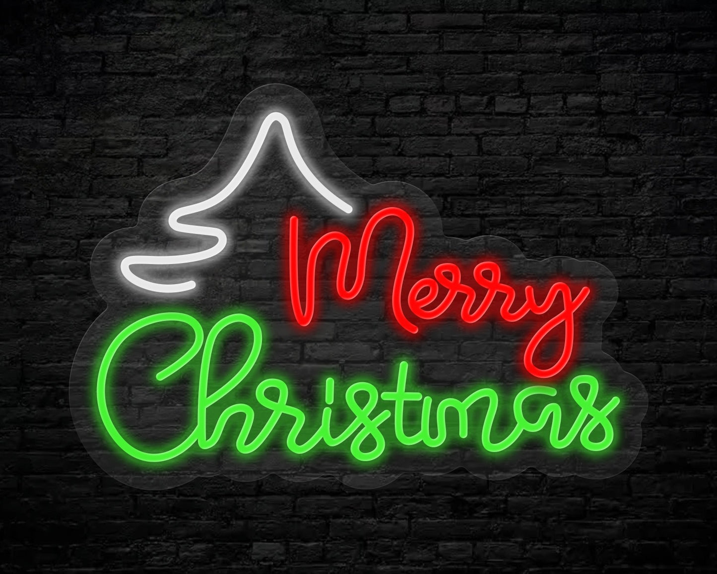 Merry Christmas Neon Sign