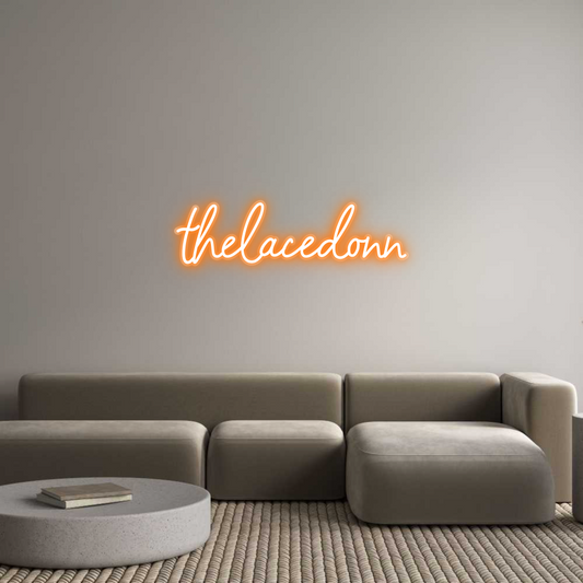 Custom Name Neon Sign thelacedonn