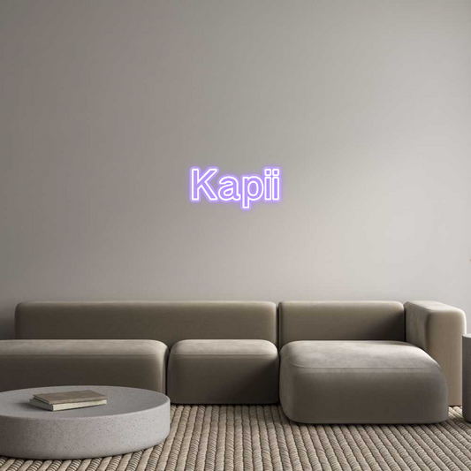 Custom Name Neon Sign Kapii