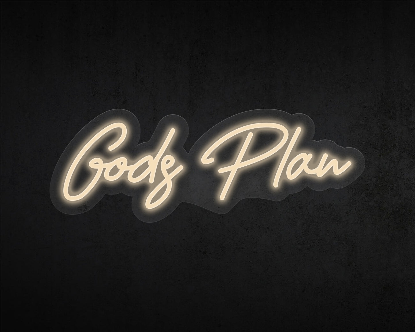 Gods Plan Neon Sign