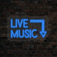 Live Music LED Neon Sign