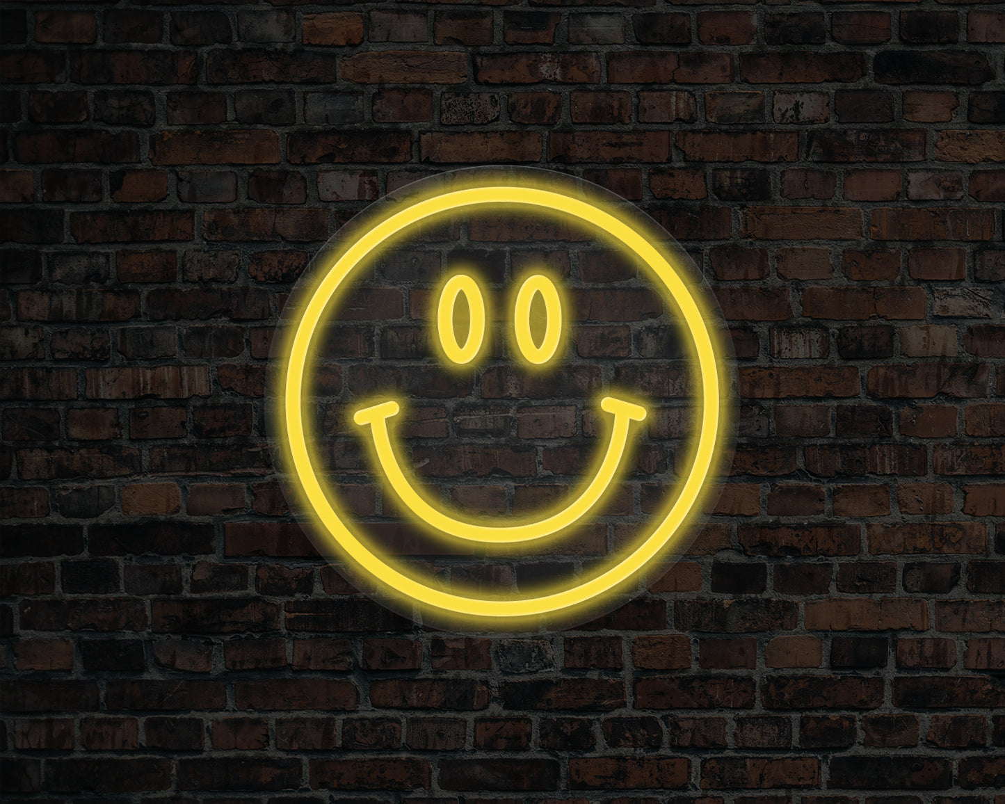 Yellow Smiley Face Neon sign