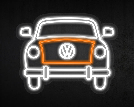 Volkswagen Notchback Vintage Car Neon Sign