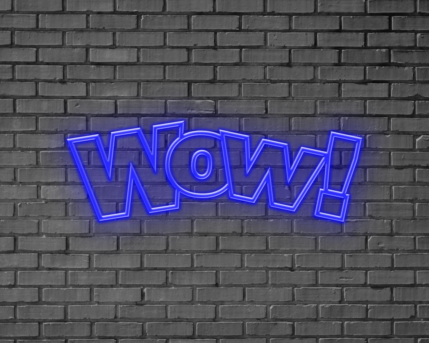 Wow! Neon Sign