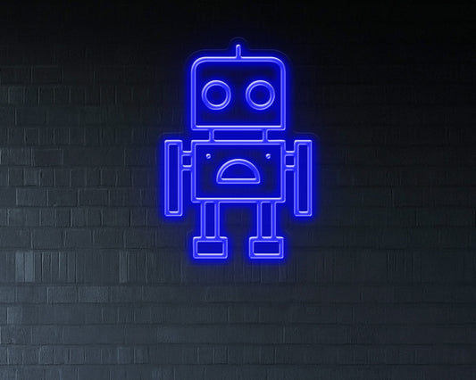 Robot Neon Sign