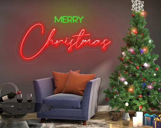 Merry Christmas Neon Sign